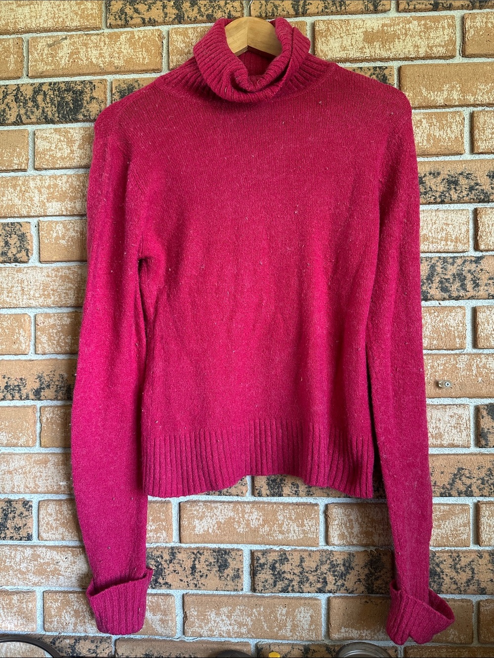 Suzy Shier Crimson Turtleneck Sweater